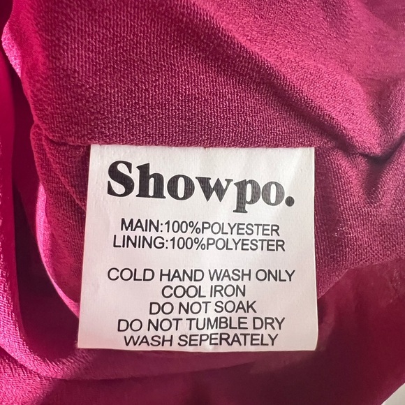 Showpo CLABELLE MIDI DRESS ONE SHOULDER RUFFLE TULIP HEM | 10 NWT - Picture 14 of 15